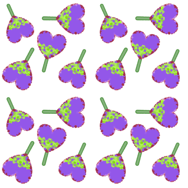 desen renkli çiçekler