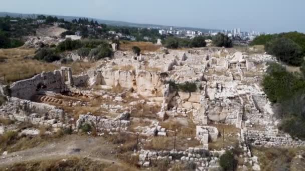 Elaiussa Sebaste Elaeousa Sebaste Ancient Roman Town Located Mersin Direction — Stock Video
