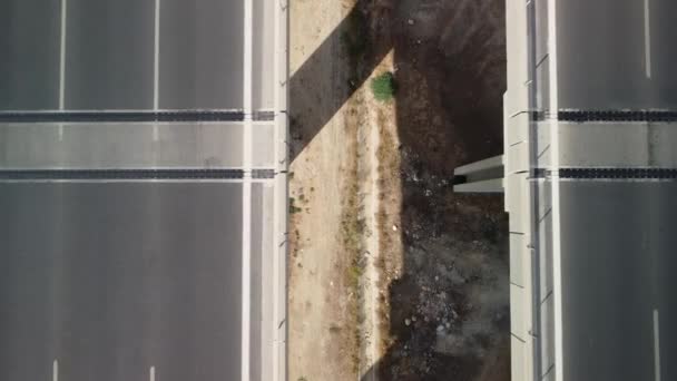 Aerial Drone Widok Mersin Wiadukt Widok Lotu Ptaka Górach Autostrady — Wideo stockowe