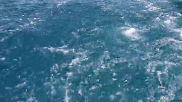 Achtergrond Met Zijn Kristalheldere Zee Mersin Turkije Hoge Kwaliteit Beeldmateriaal — Stockvideo