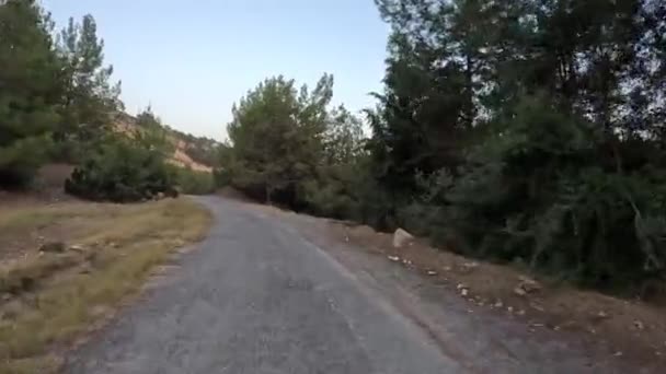 Excursie Rutieră Mașina Lungul Drumurilor Montane Șerpilor Sansetul Turciei Călătorie — Videoclip de stoc