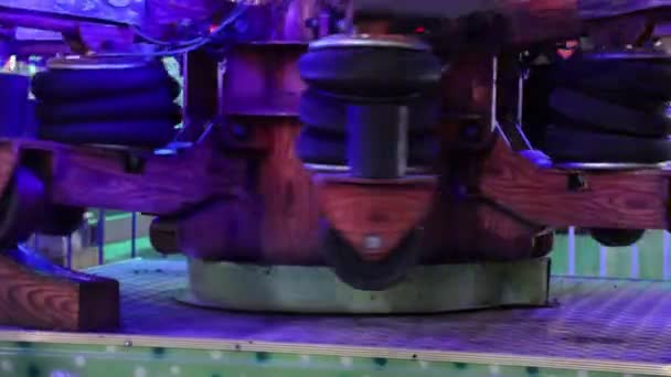 Έλξη Νύχτα Closeup Mersin Γαλοπούλα Υψηλής Ποιότητας Πλάνα — Αρχείο Βίντεο