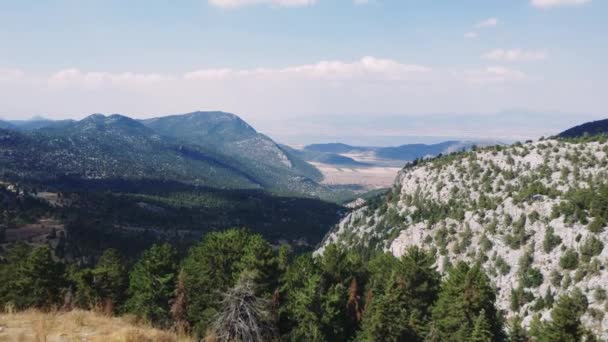 Video Panoramico Drone Montagne Rocciose Turchia Filmati Alta Qualità — Video Stock