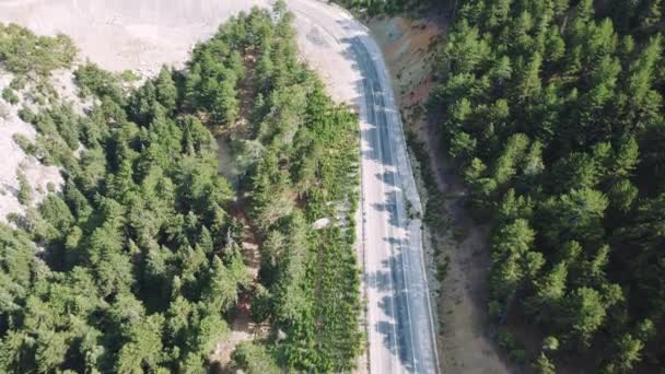 Excursie Mașina Lungul Drumurilor Montane Șerpilor Din Turcia Călătorii Vară — Videoclip de stoc