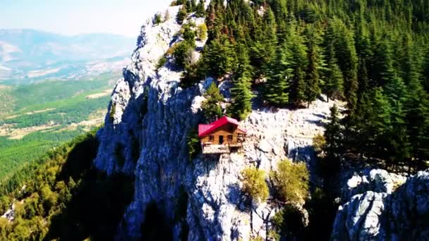 Paesaggio Montagna Alto Nelle Montagne Vista Aerea Aladag Tacchino Filmati — Video Stock