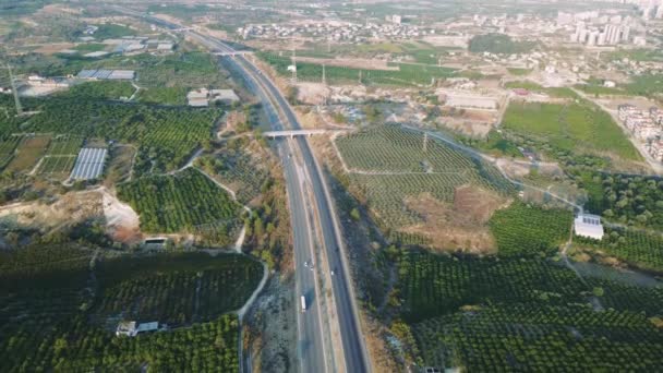 Wycieczka Samochodem Górskich Drogach Autostradach Serpentynach Turcji Podróże Letnie Skręty — Wideo stockowe