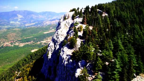 Mountain Landscape High Mountains Aerial View Aladag Turkey High Quality — Stock Video