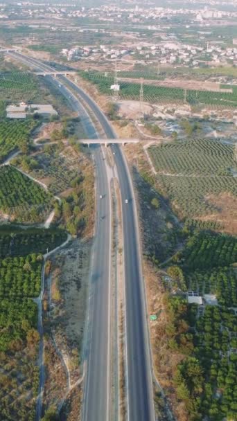 Wycieczka Samochodem Górskich Drogach Autostradach Serpentynach Turcji Podróże Letnie Skręty — Wideo stockowe
