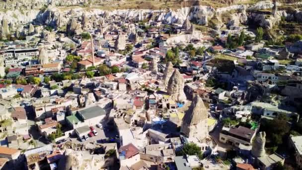 Στην Κοιλάδα Ντρον Καπαντόκια Στην Τουρκία Υψηλής Ποιότητας Πλάνα — Αρχείο Βίντεο