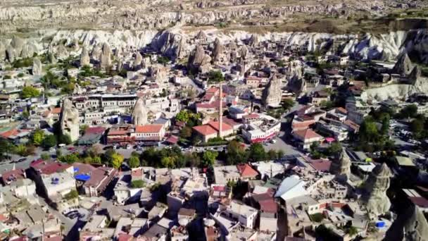 Das Drohnen Kappadokien Tal Der Türkei Hochwertiges Filmmaterial — Stockvideo