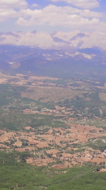 高山景观高耸在高山空中俯瞰4K Aladag 土耳其 高质量的4K镜头 — 图库视频影像