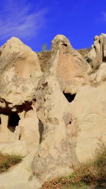 Vue Aérienne Love Valley Parc National Goreme Cappadoce Turquie Images — Video