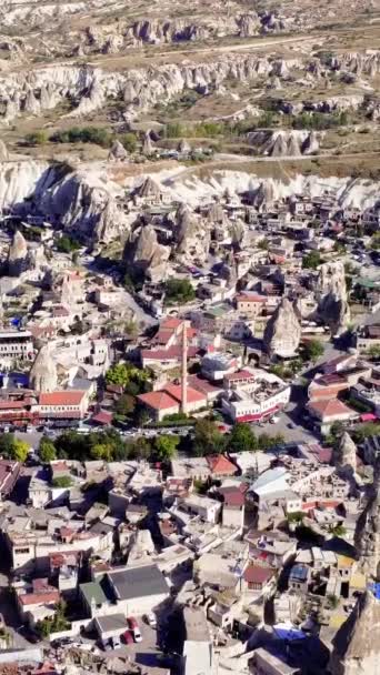 Drone Cappadocia Valley Turkey Goreme High Quality Footage — Stock Video