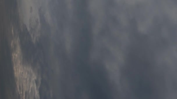 Χρονικό Κενό Ουρανός Ηλιοβασιλέματος Εξελισσόμενο Δράμα Σύννεφο Καταιγίδας Θύελλα Σύννεφο — Αρχείο Βίντεο
