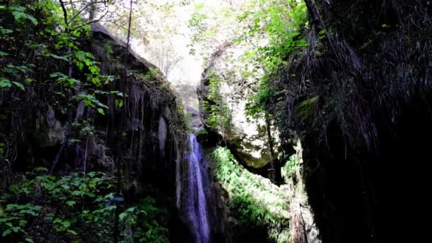 Magnifik Skönhet Vattenfall Mersin Turkiet Dolda Naturliga Underverk Vattenfall Skönhet — Stockvideo