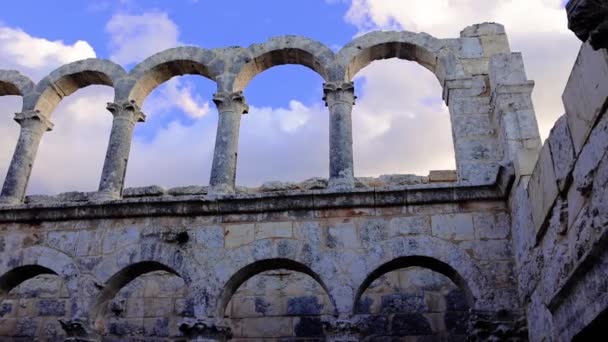 Cambazli Church Video Captures Ancient Ruins 5Th Century Marvel Anatolia — Stock Video