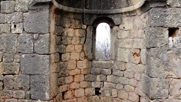 Okuzlu Hellénistique Byzantin Présente Une Basilique Historique Trois Nefs Ruine — Video