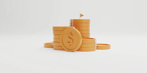 Groeien Zakelijke Concurrentie Van Geld Succes Doel Groei Financiële Gouden — Stockfoto