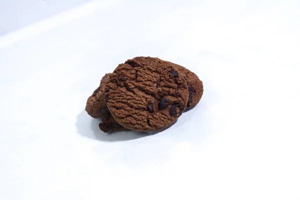 Duplo Choco Chip Blast Uma Sobremesa Deliciosa Que Irá Satisfazer — Fotografia de Stock