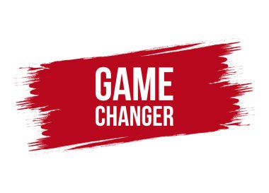 Fırça stili oyun değiştirici pankart vektör tasarımı illüstrasyonu