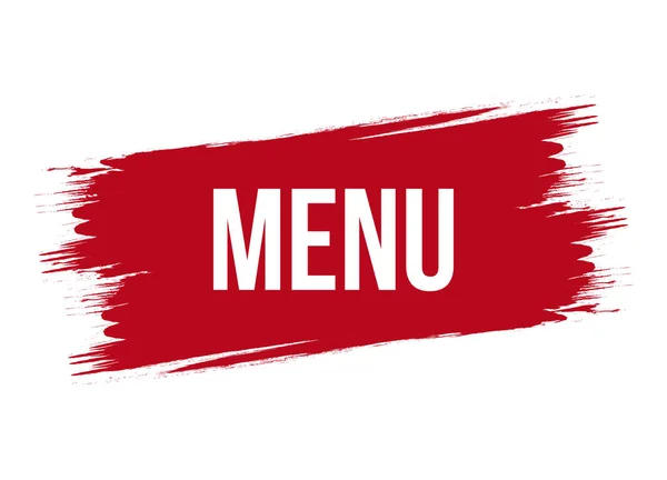 Fırça biçimi menü sancak vektör tasarımı illüstrasyonu