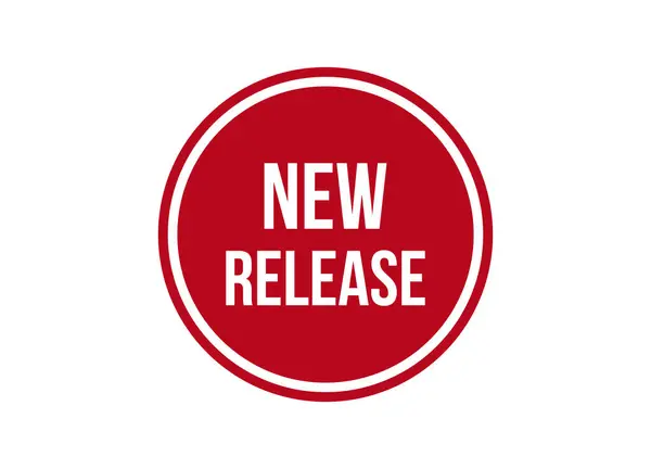 yeni sürüm kırmızı bayrak tasarım vektör illüstrasyonu