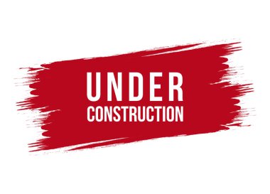 Yapı altındaki fırça biçimi kırmızı vektör illüstrasyonuName