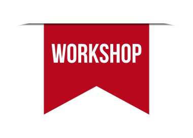 Atölye kırmızı vektör illüstrasyonuName