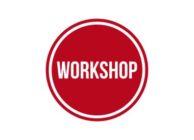 Atölye kırmızı vektör illüstrasyonuName