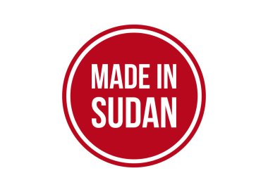 Sudan kırmızı sancak tasarım vektör illüstrasyonunda yapıldı