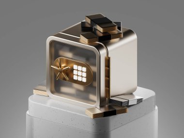 Sanal para simgesinin güvenli bir şekilde 3B görüntülenmesi