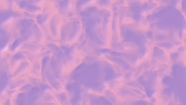 Рожева Вода Світловими Відбиттями Текстурою Поверхні Тіней Розмита Перенасичена Прозора — стокове відео