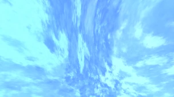 Eine Holographische Weiche Blaue Tealfarben Streifen Verlauf Verschwommene Abstrakte Pastelluntergrund — Stockvideo