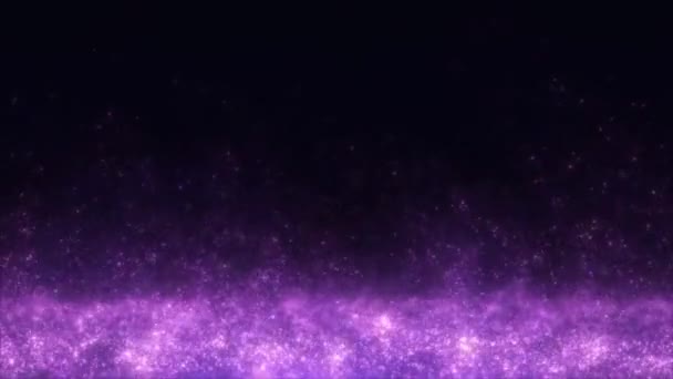 Glitter Pink Purple Particles Abstract Background Flickering Particles Bokeh Effect — 비디오