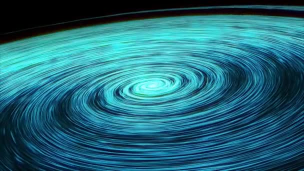 Een Wormgat Tijd Ruimte Vervormd Door Sciencefiction Abstracte Sprong Ruimte — Stockvideo