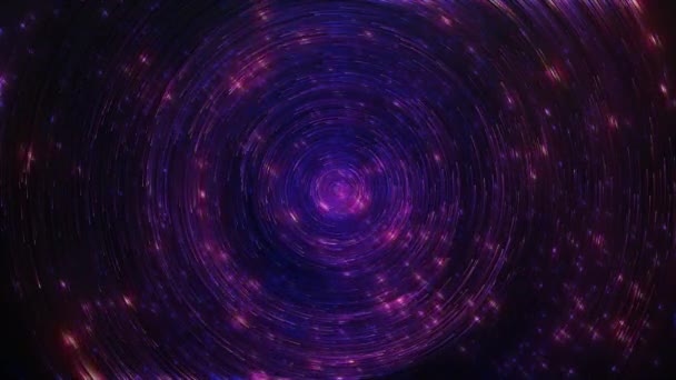 Červí Díra Čase Prostoru Deformující Sci Abstraktní Skok Vesmíru Hyperprostoru — Stock video