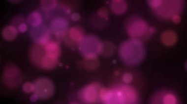 Gece bulanık arkaplanda kırmızı pembe bokeh etkisi. Ilık bulanık arkaplan efekti