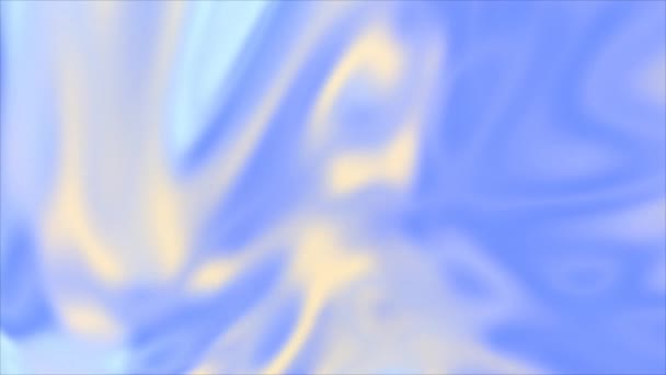 Sebuah Pelangi Holografik Warna Biru Lembut Garis Garis Gradien Kabur — Stok Video