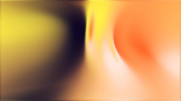 Sebuah Pelangi Holografik Warna Berwarna Oranye Lembut Garis Garis Gradien — Stok Video
