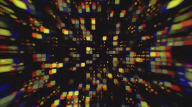 Yüksek teknoloji ya da dijital teknoloji siber ekran koruyucuları teması üzerine video için soyut veri dijital arkaplanı, görünmeyen arkaplan