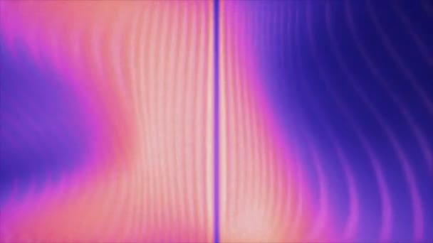 Hermosas Ondas Abstractas Movimiento Velocidad Gradientes Color Púrpura Rosa Naranja — Vídeo de stock
