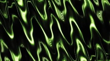 Yeşil renklerde ve tahıl etkisiyle soyut dalgalı arka plan. Modern renkli duvar kâğıdı. 3d oluşturma.