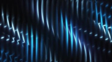 4K Soyut Hat Arkaplanı. Grain Efektli Dijital Mavi Arkaplan Hattı Dalgaları. İş ve teknoloji için fütüristik geçmiş. Ağ Bağlantısı Yapısı