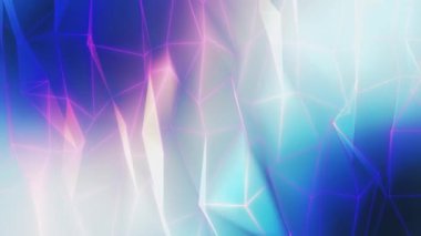 Parlak çizgilerin soyut dijital pleksus arka planı. Pastel minimalist geometrik arkaplan animasyonu. Bilim ve teknoloji arkaplanı. Ağ bağlantısı yapısı. Takımyıldızları.