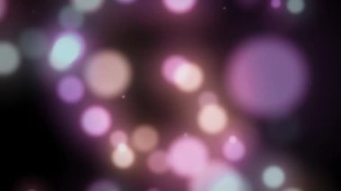 Canlı arka plan kıvılcımları animasyon hareketini ateşliyor. Renkli Bokeh soyut bulanık arka plan müzik festivali sahne performans partisi. 
