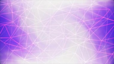 Hareket halindeki çizgilerin geometrik desenli rüya gibi mor ve beyaz arkaplan. Stilize edilmiş 4k yaratıcı dijital tasarım.