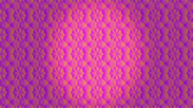 Pembe ve sarı renkli desenler yeni bir arkaplan oluşturmak için boyut olarak artıyor. Şekillendirilmiş şablon yaratıcı dijital arkaplan 4k