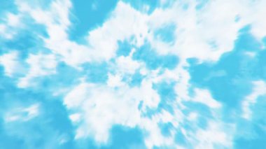 Renkli bulutlar gökyüzünde süzülür, gündüz saatlerinde çarpıcı bir görsel görüntü yaratır, doğanın güzelliğini ve sükunetini gösterir. Video 4k, hareket tasarımı