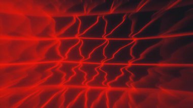 Parlak kırmızı dalga desenleri soyut bir sanat gösterisinde büyüleyici dinamik hareketler yaratır, çarpıcı görsel efektleri ve hareketleriyle izleyicileri büyüler. Video 4k, hareket tasarımı