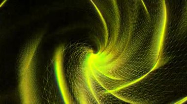 Renkli ışık desenleri büyüleyici bir tasarım içinde çarpıcı bir görsel ekran yaratan karmaşık şekiller ve renkler sergiliyor..